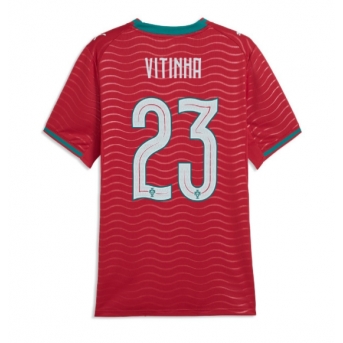 Billige Fotballdrakt Portugal Vitinha #23 Replika Hjemmedrakt Dame VM 2026 Kortermet